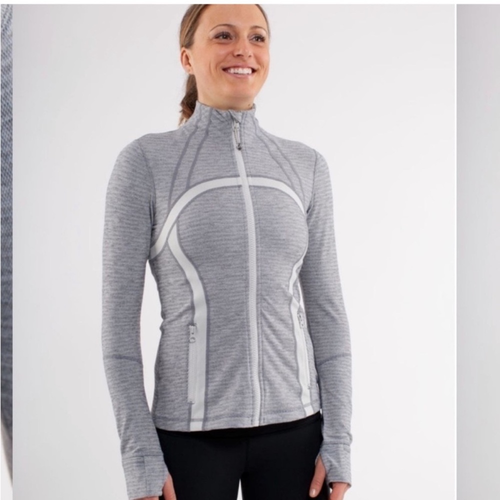Lululemon Define Jacket Pique Silver Spoon Pique size 8
